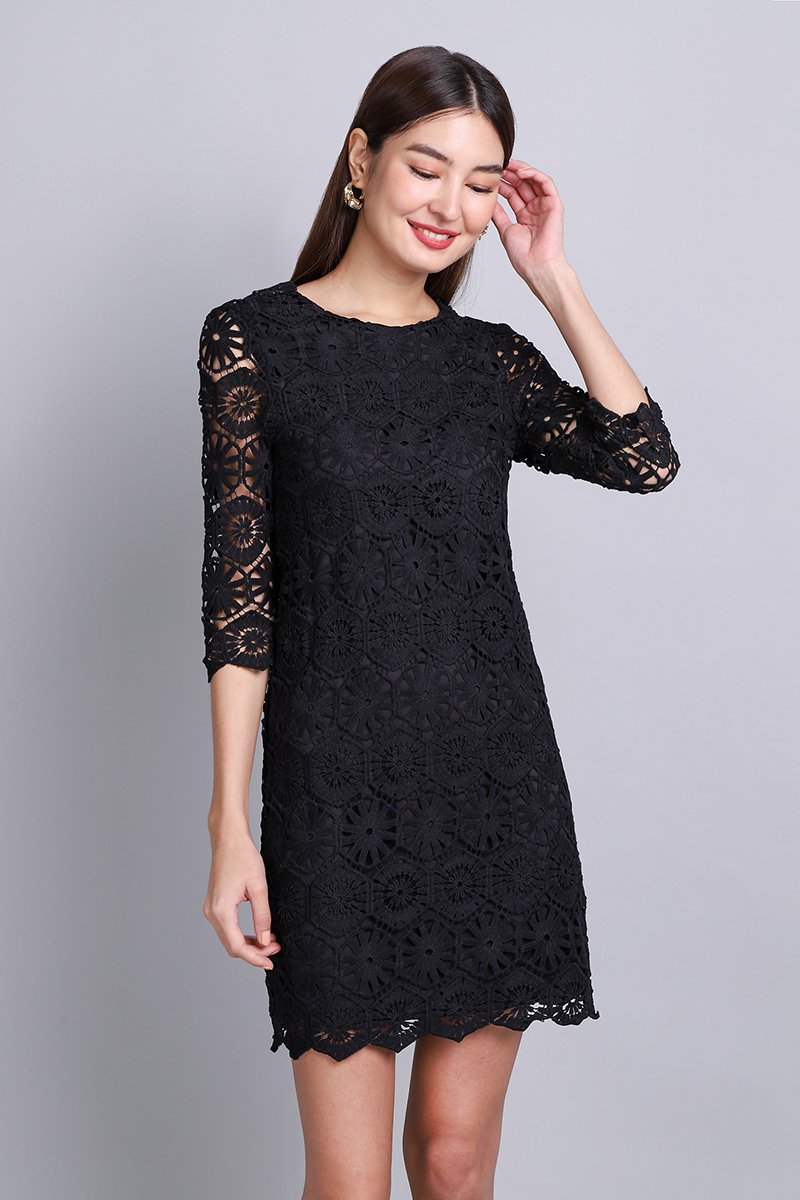 Faerie Dress In Classic Black | LilyPirates