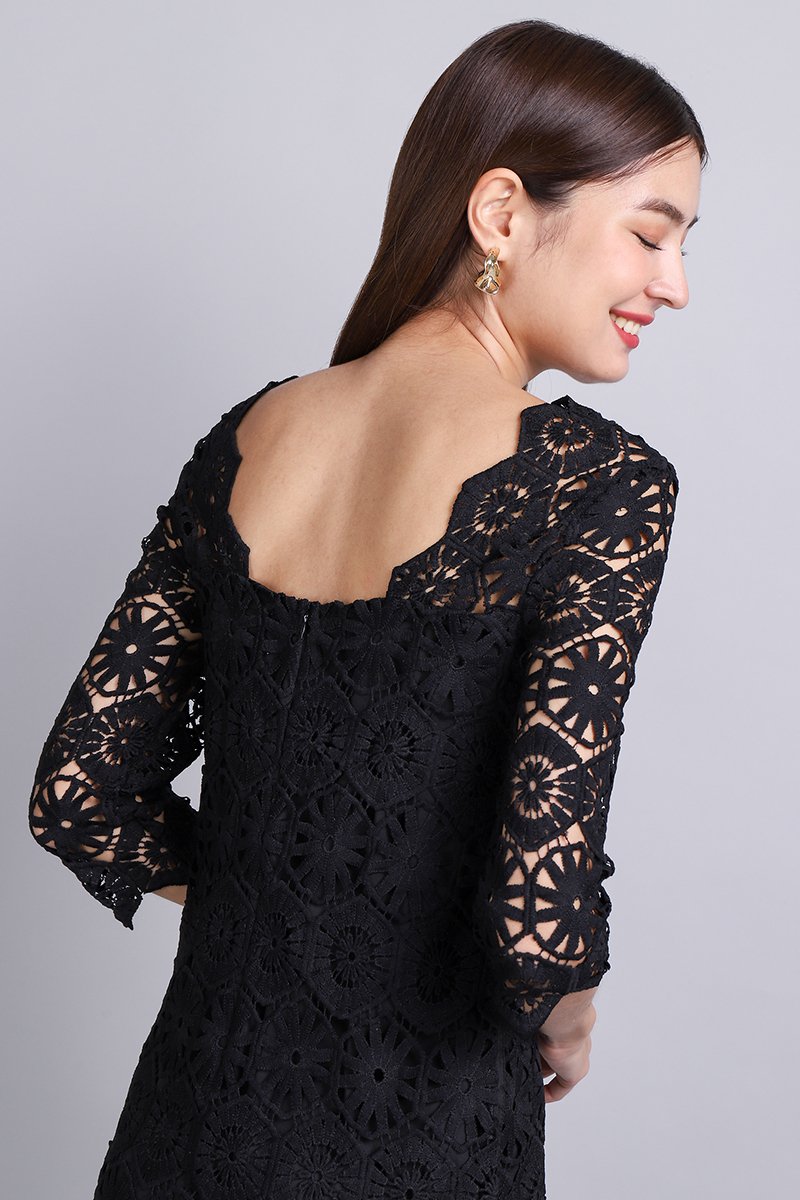 Faerie Dress In Classic Black | LilyPirates