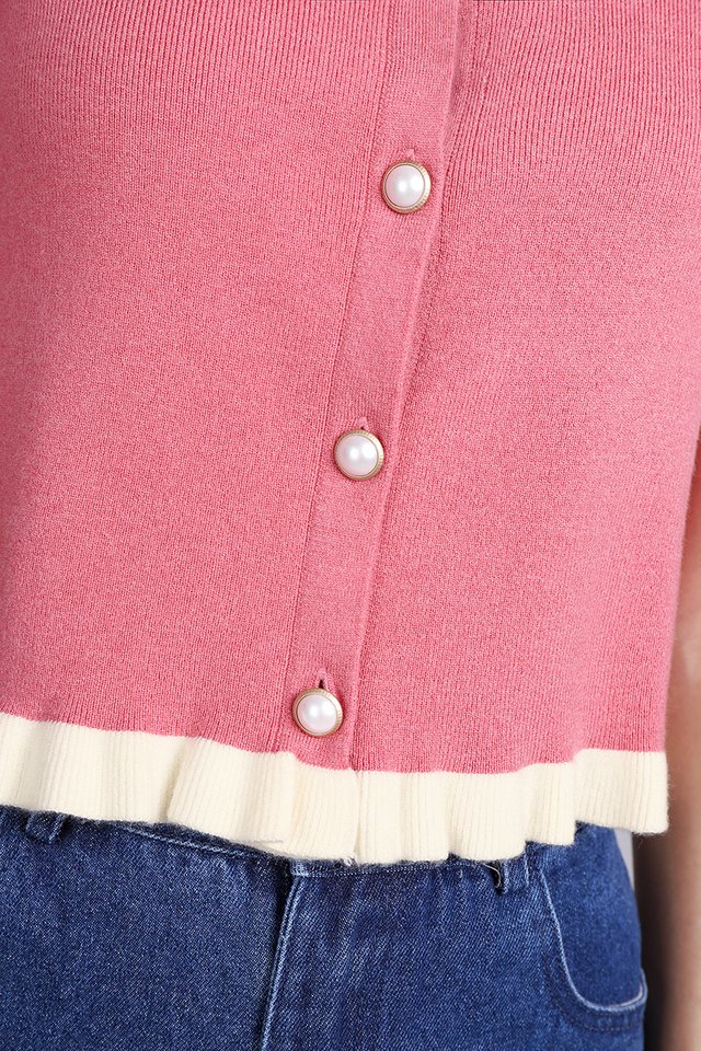 Lula Top In Cherry Pink