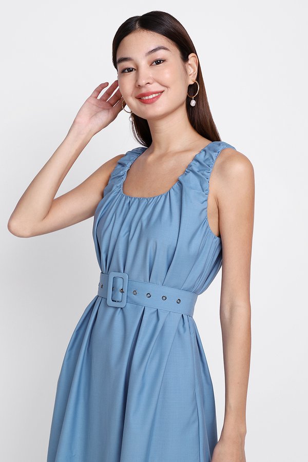 Lynnae Dress In Sky Blue