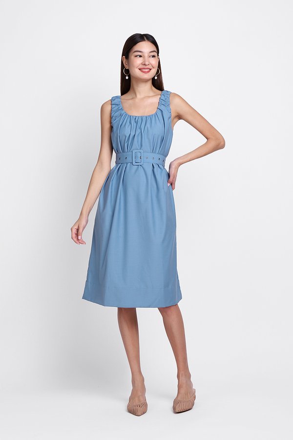 Lynnae Dress In Sky Blue
