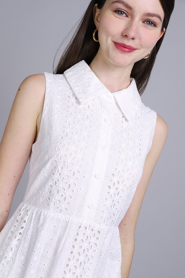 Ivy Dress In Classic White