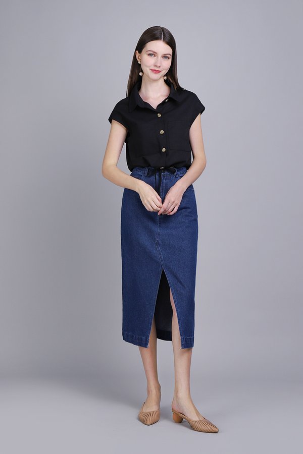 Abbey Top In Classic Black