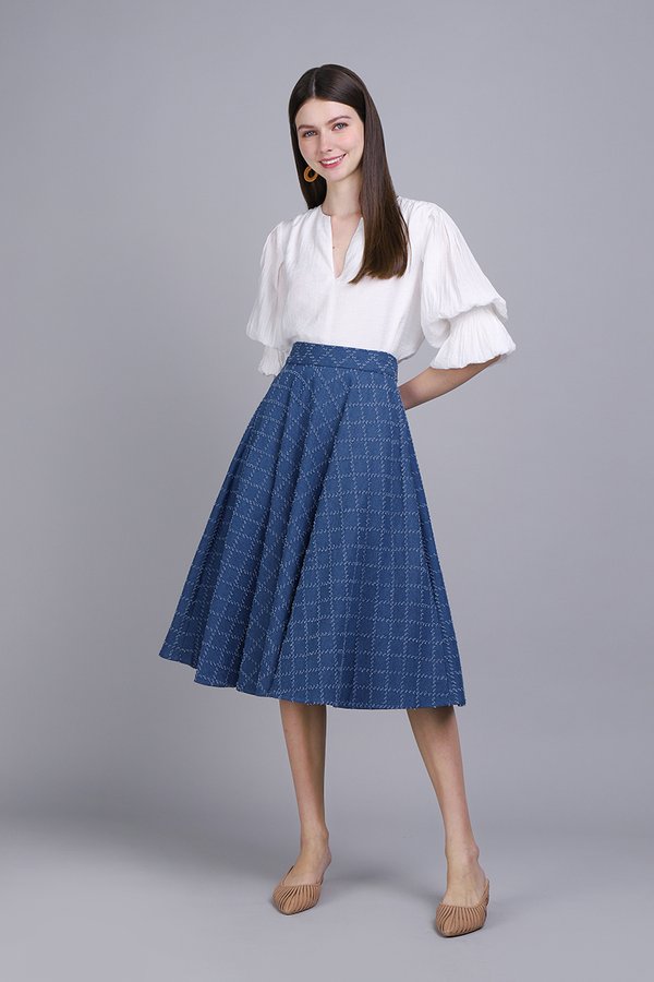 Poppy Skirt In Mid Wash