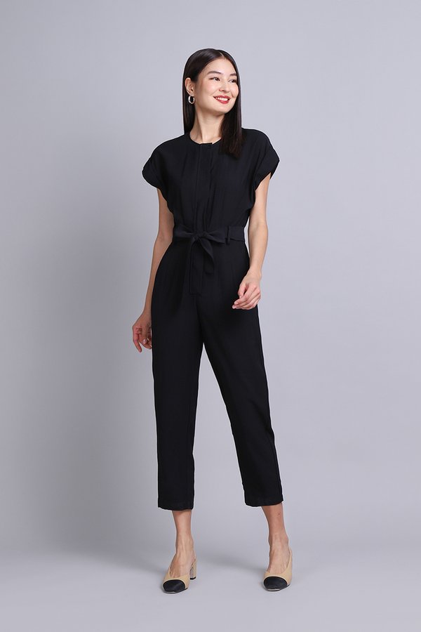 James Romper In Classic Black