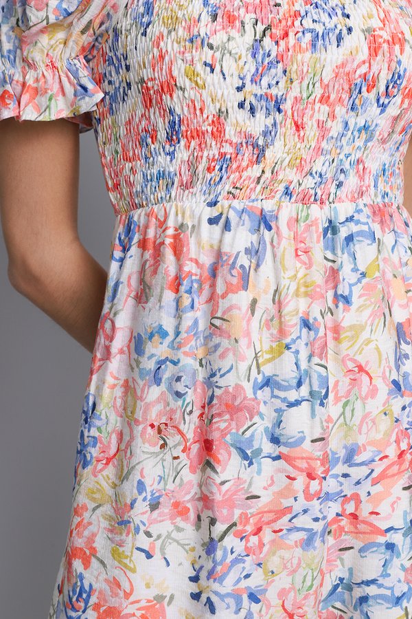 Cassia Romper In Bold Florals