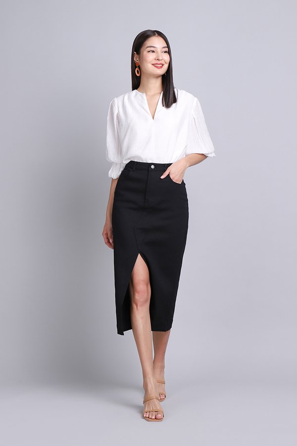 [Backorder] Jules Skirt In Classic Black