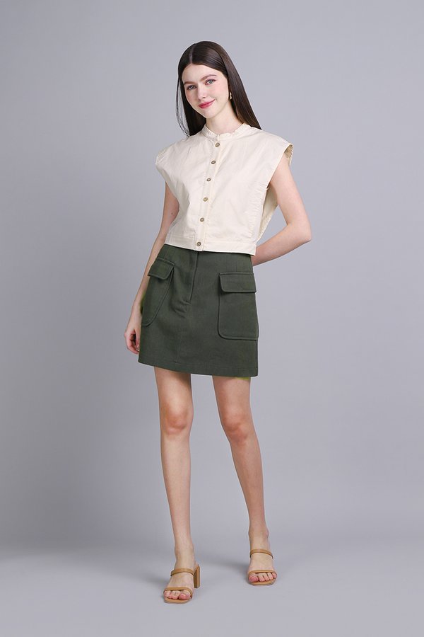 Saffron Top In Cream