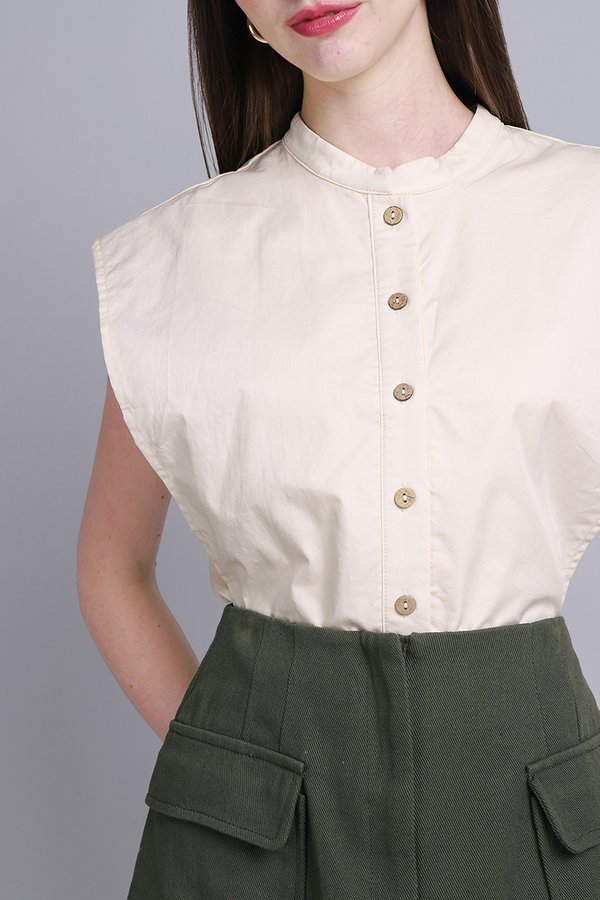 Saffron Top In Cream