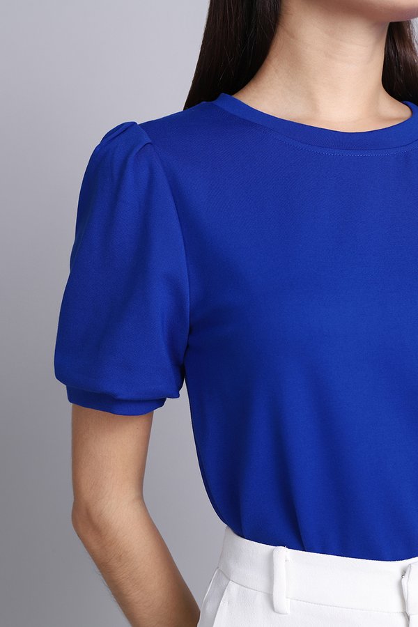 Lucie Top In Cobalt Blue