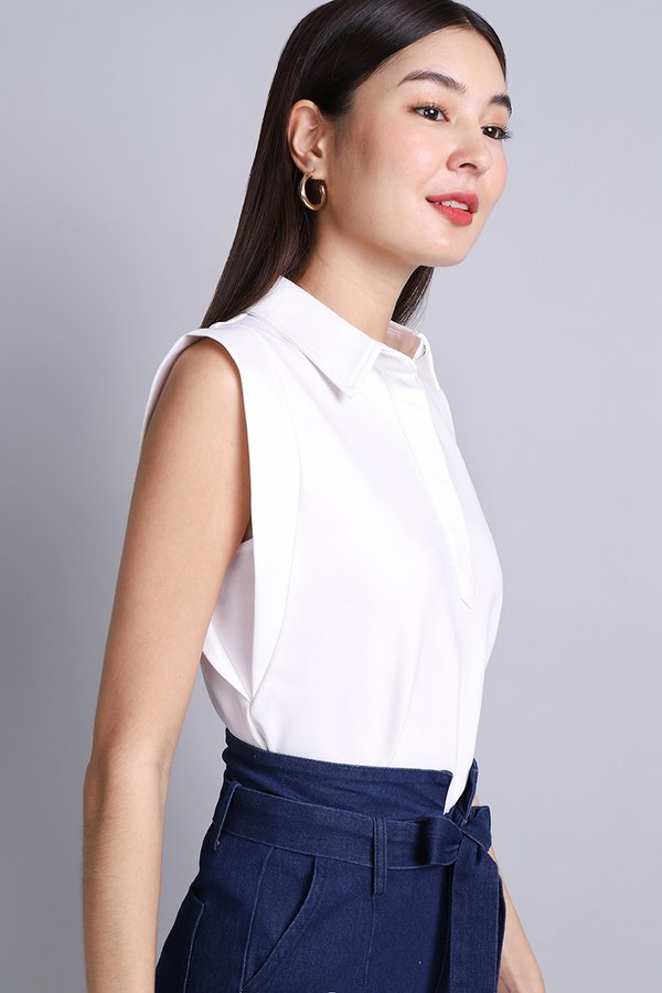 Valerie Top In Classic White