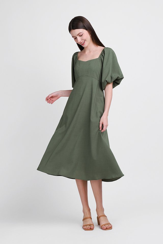 Jacinda Dress In Olive