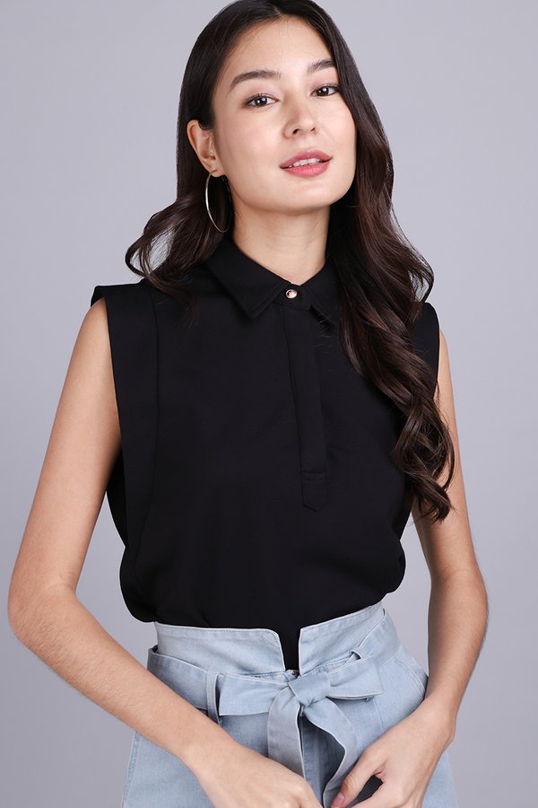 Valerie Top In Classic Black