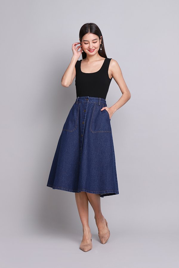 Retta Top In Classic Black