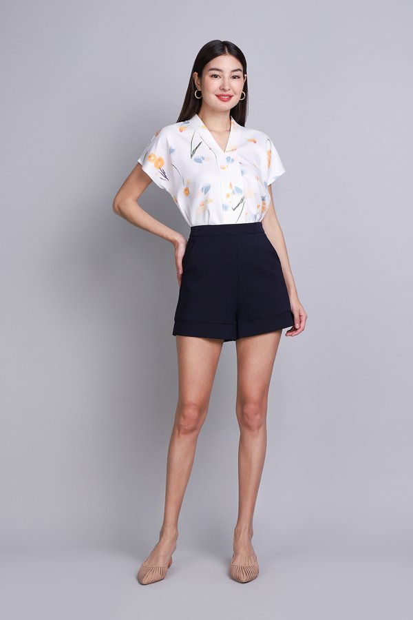 [Backorder] Best Things In Life Top In White Prints