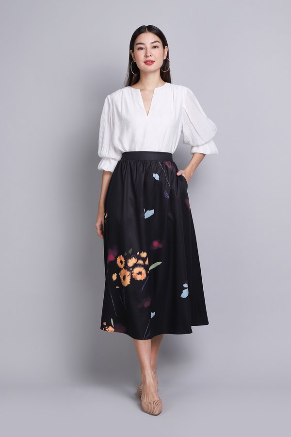 Mandy Skirt In Black Prints