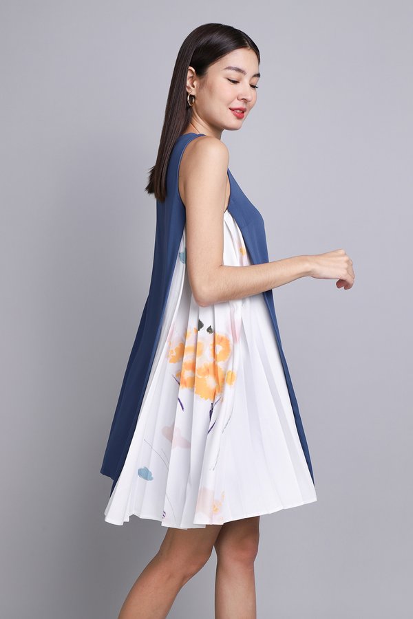 Mazie Dress In Marine Blue