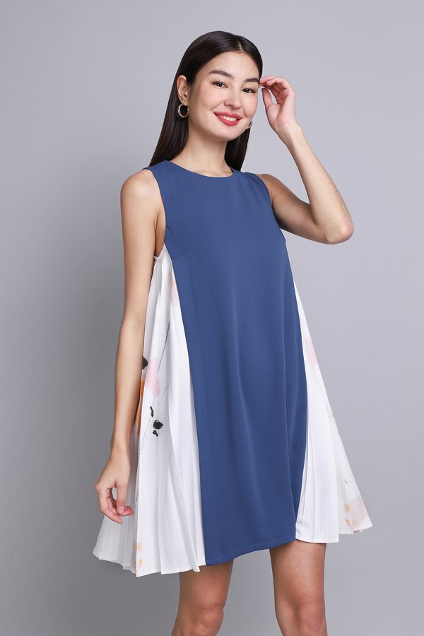 Mazie Dress In Marine Blue