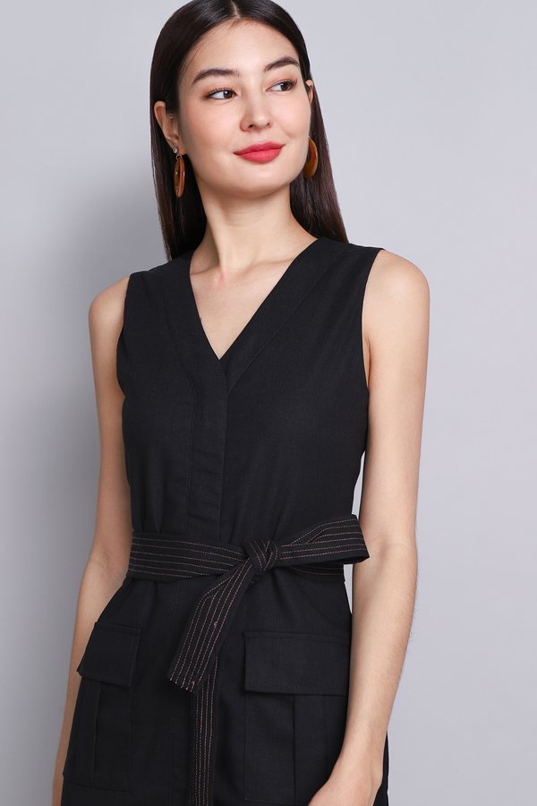 Edwina Dress In Classic Black