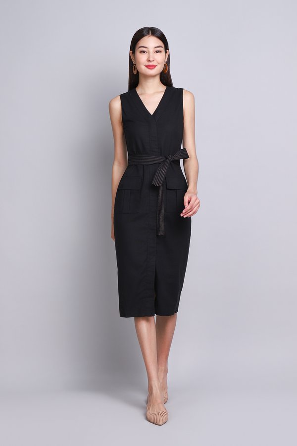 Edwina Dress In Classic Black