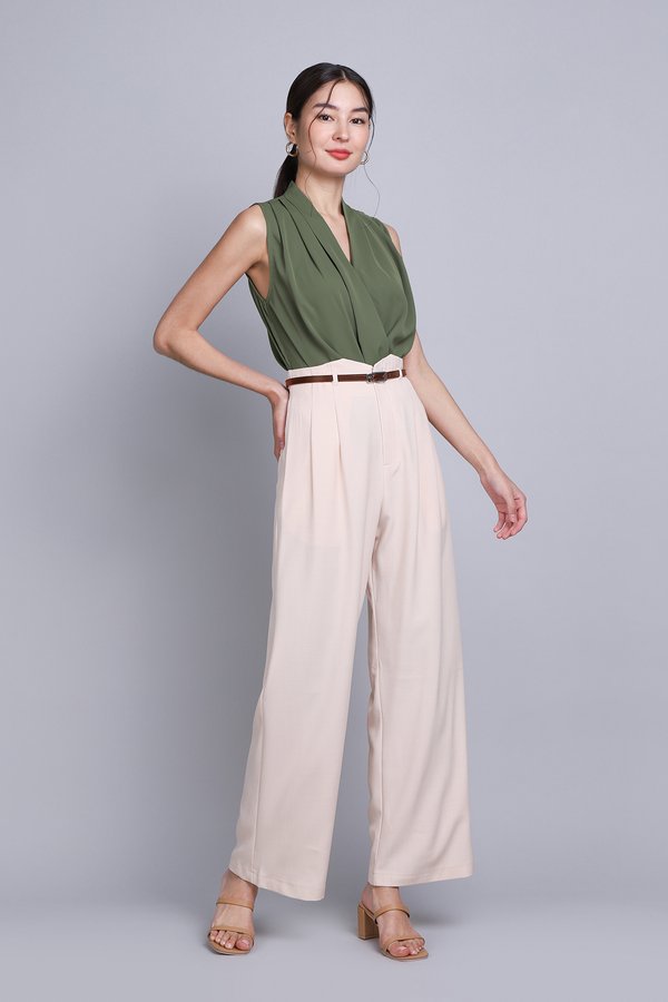 Finley Pants In Cream Blush