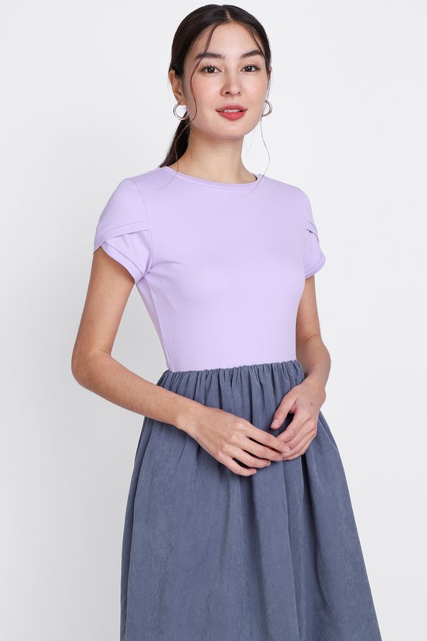 Adalyn Dress In Lavender Blue
