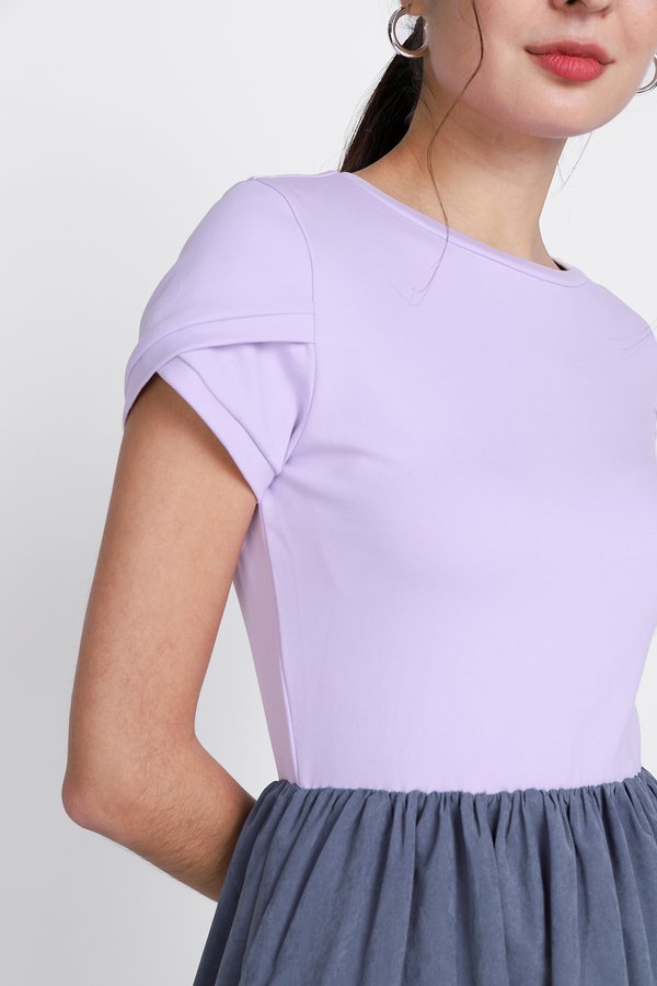 Adalyn Dress In Lavender Blue