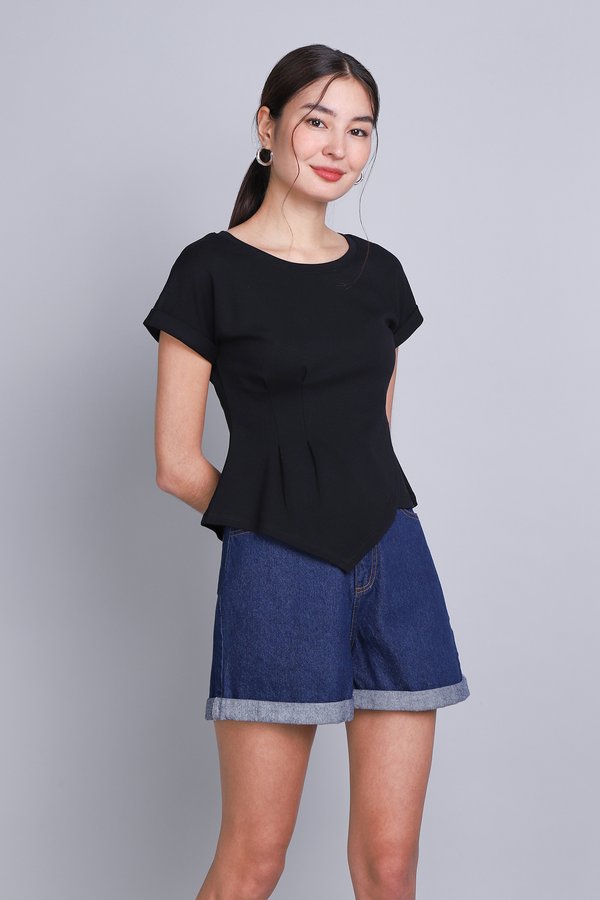 Gaby Top In Classic Black
