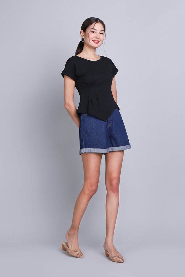Gaby Top In Classic Black