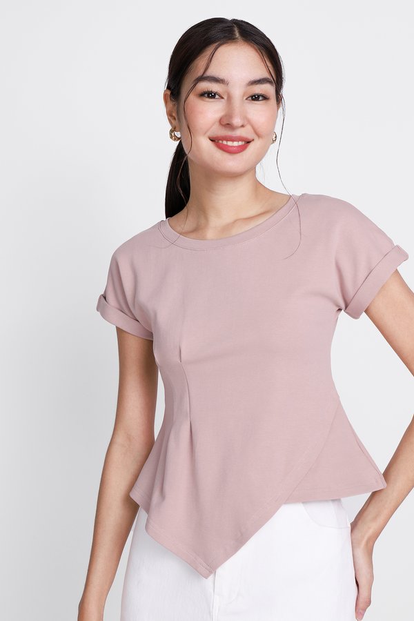 Gaby Top In Dusty Pink