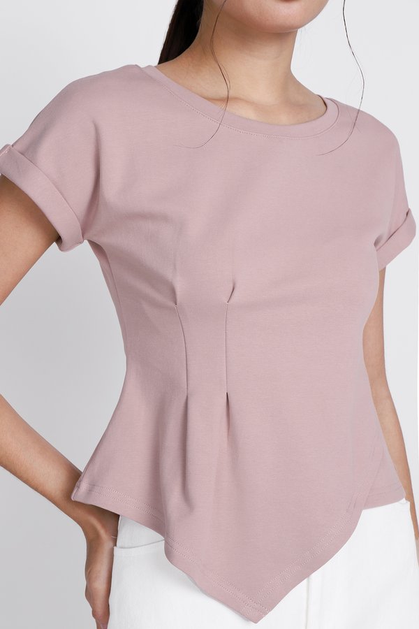 Gaby Top In Dusty Pink