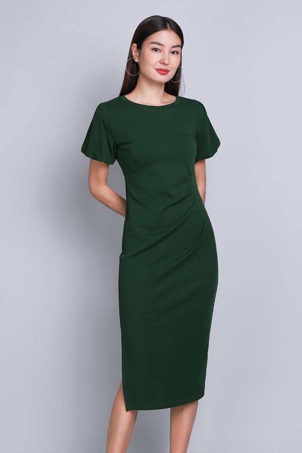 Wendy Dress In Forest Green