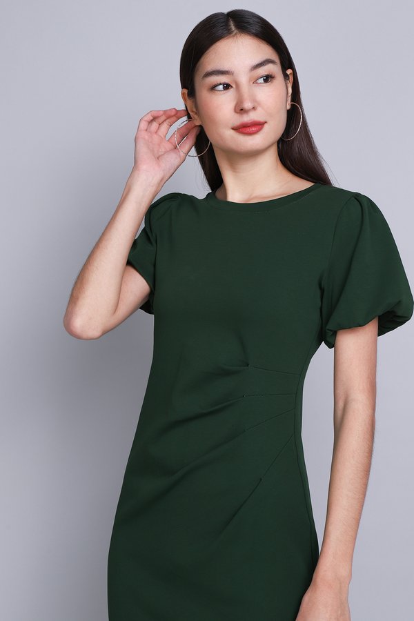 Wendy Dress In Forest Green
