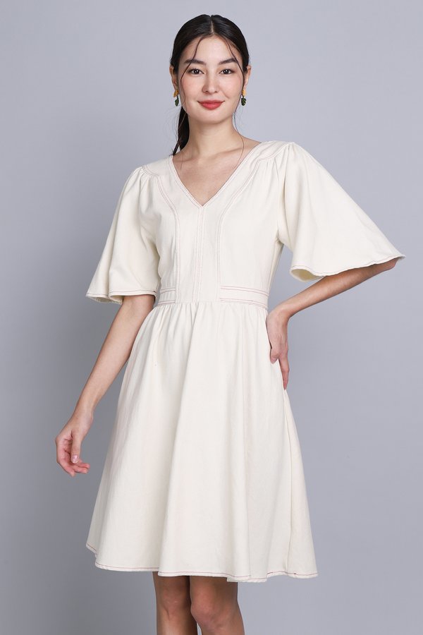Sable Dress In Cream