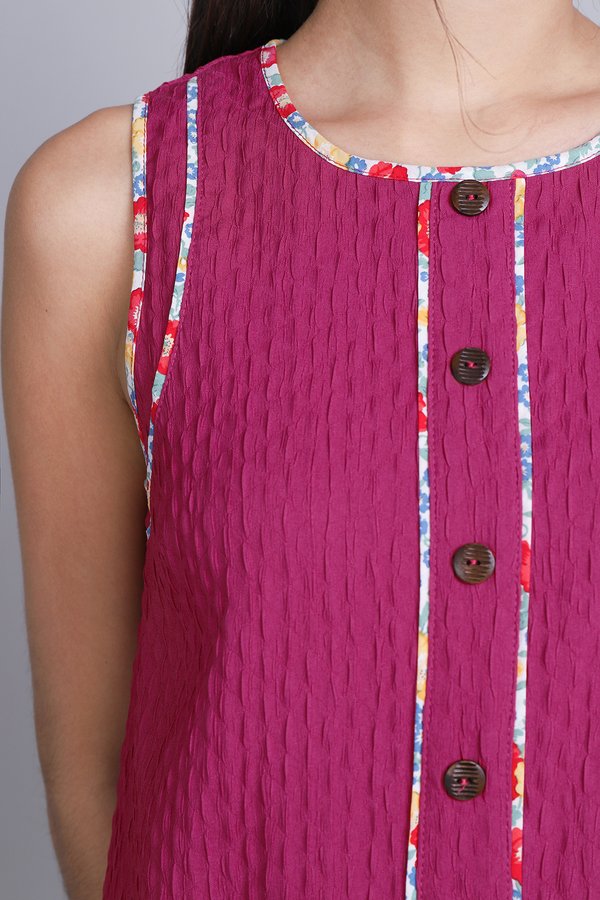 Harmony Dress In Magenta