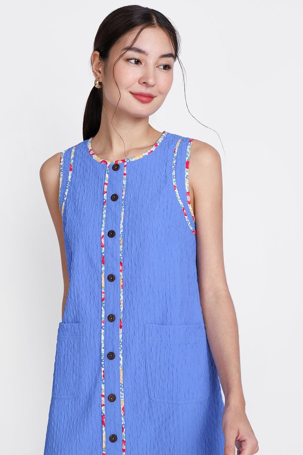 Harmony Dress In Sea Blue