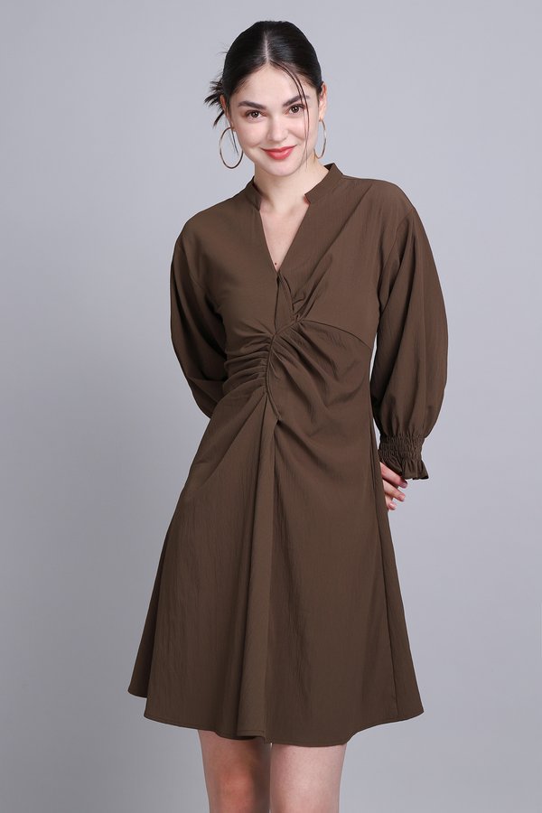 Cezanne Dress In Chocolate