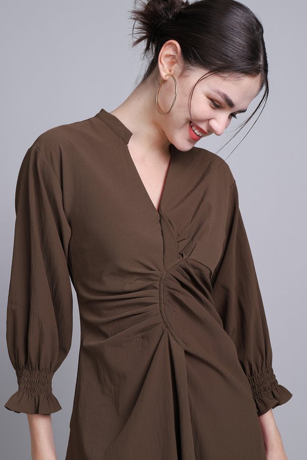 Cezanne Dress In Chocolate