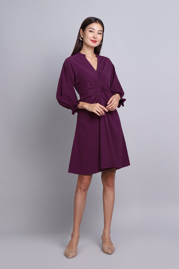 Cezanne Dress In Royal Purple