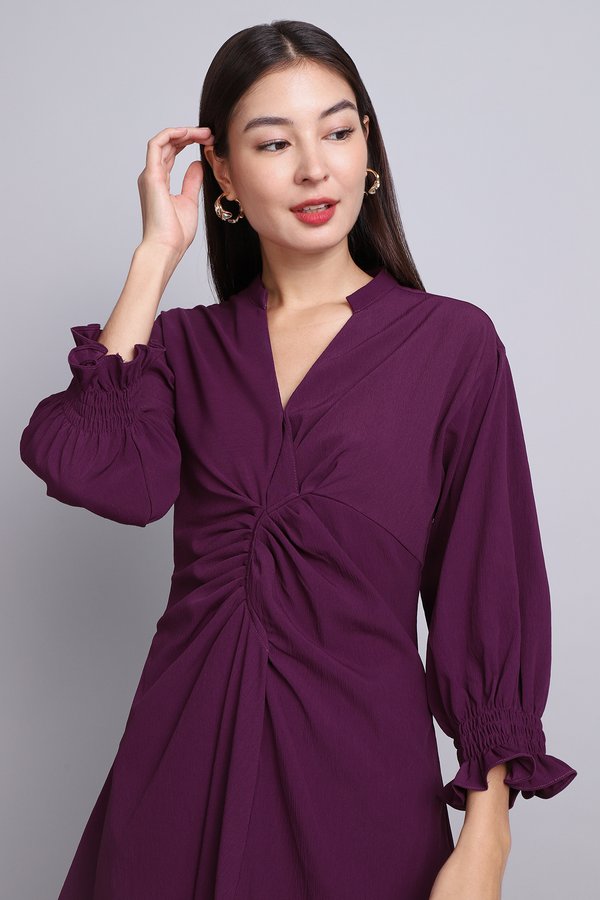 Cezanne Dress In Royal Purple