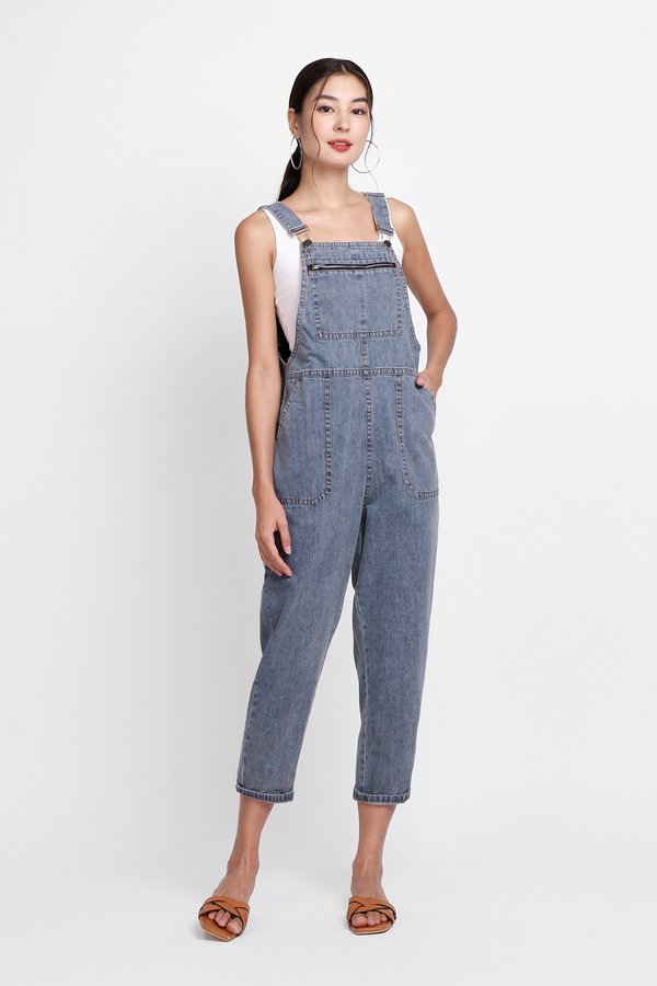 Buddy Romper In Vintage Wash
