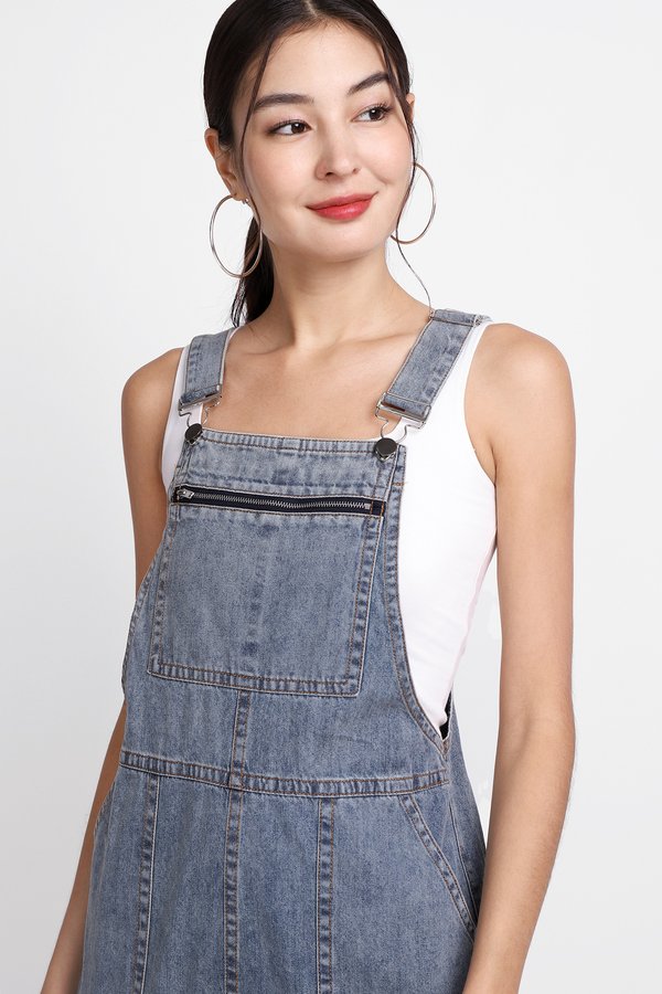 Buddy Romper In Vintage Wash