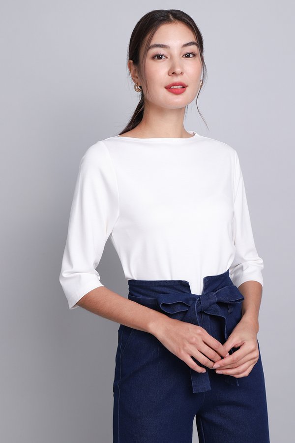Matilde Top In Classic White
