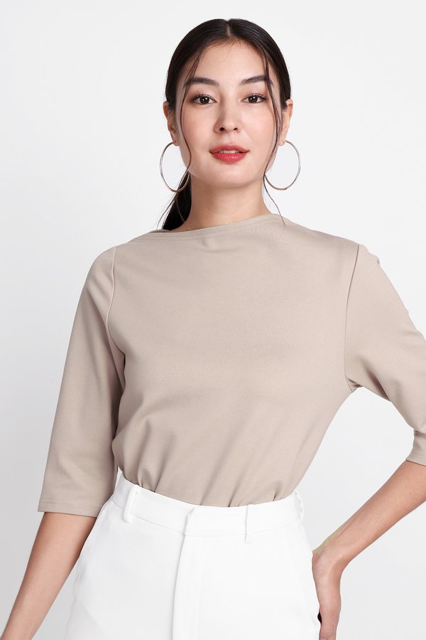 Matilde Top In Taupe