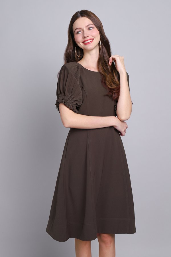 Eman Dress In Espresso