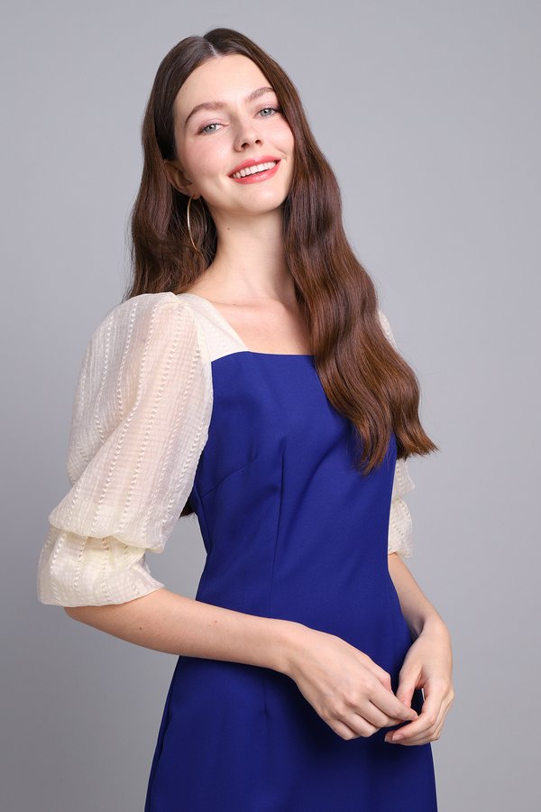 Venus Dress In Cobalt Blue
