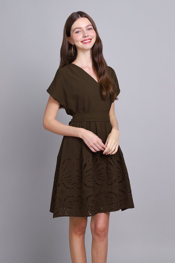 Callista Dress In Espresso