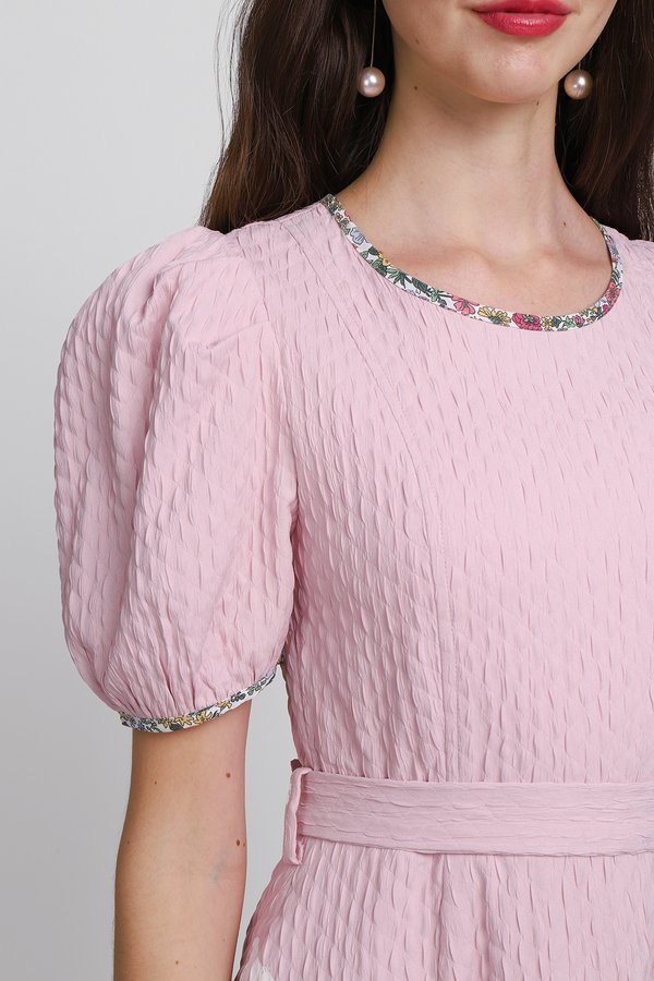 Gilda Dress In Soft Pink