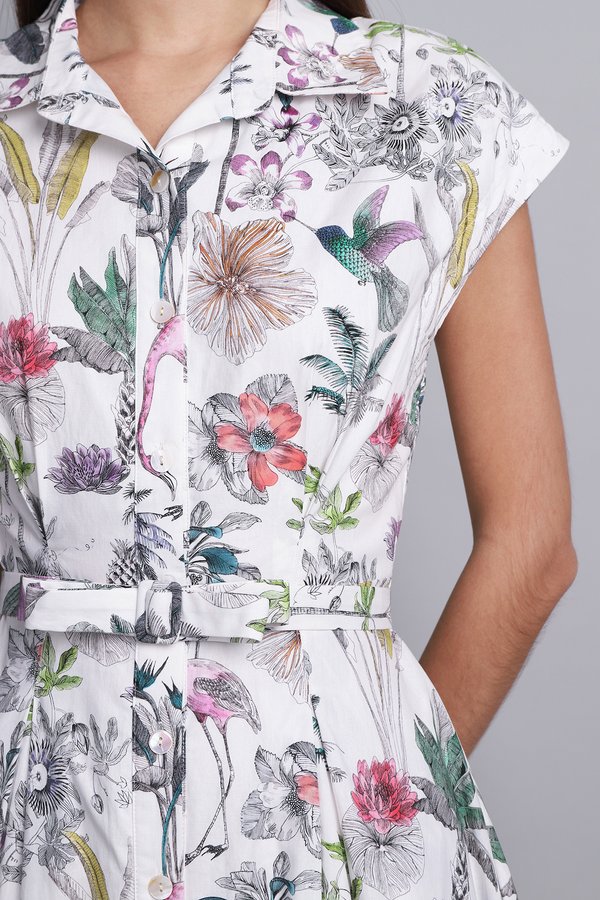 [Backorder 2] Kora Dress In Safari Prints
