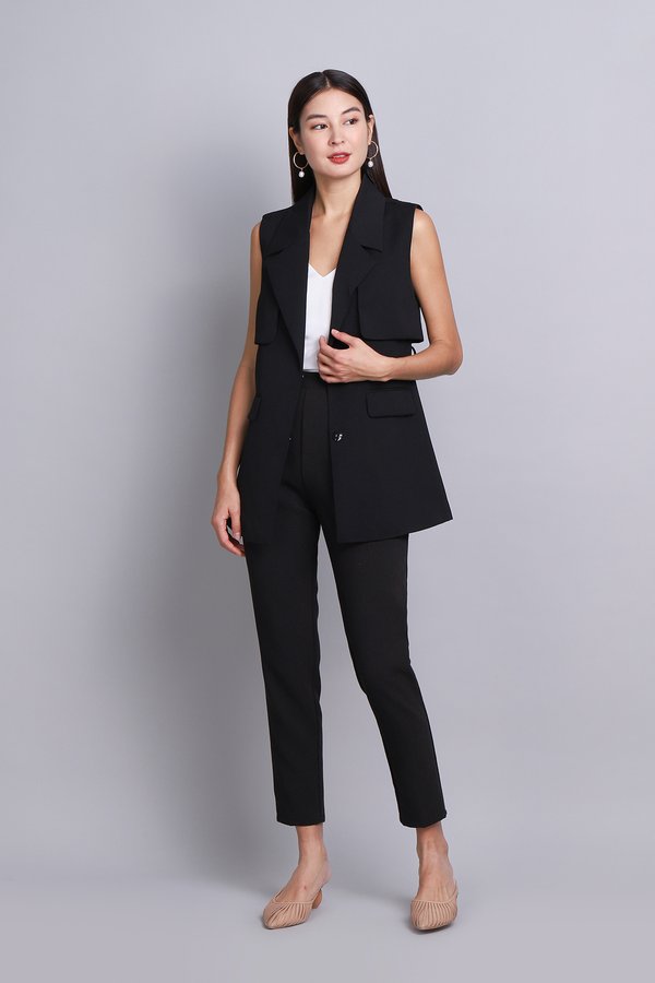Windsor Vest In Classic Black